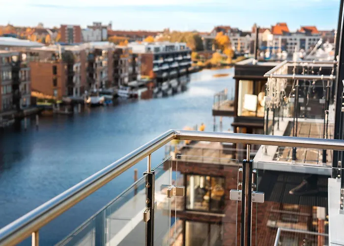 Kuesten Loft Fluxus Delft-blick, 1 Balkon, 80qm Appartamento *